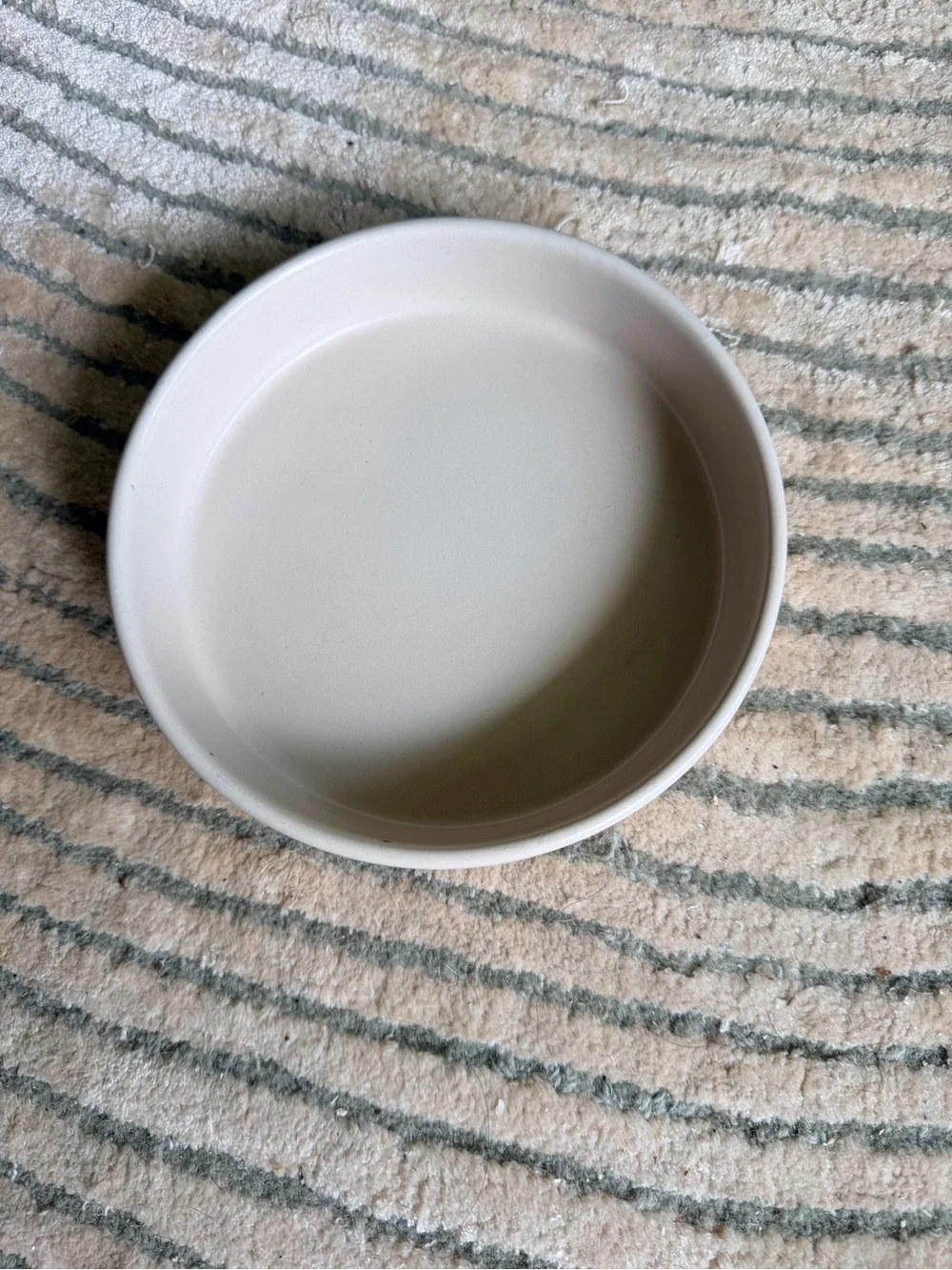 Boots & Barkley Cream Ceramic Dog Bowl with 'SNACK' Lettering